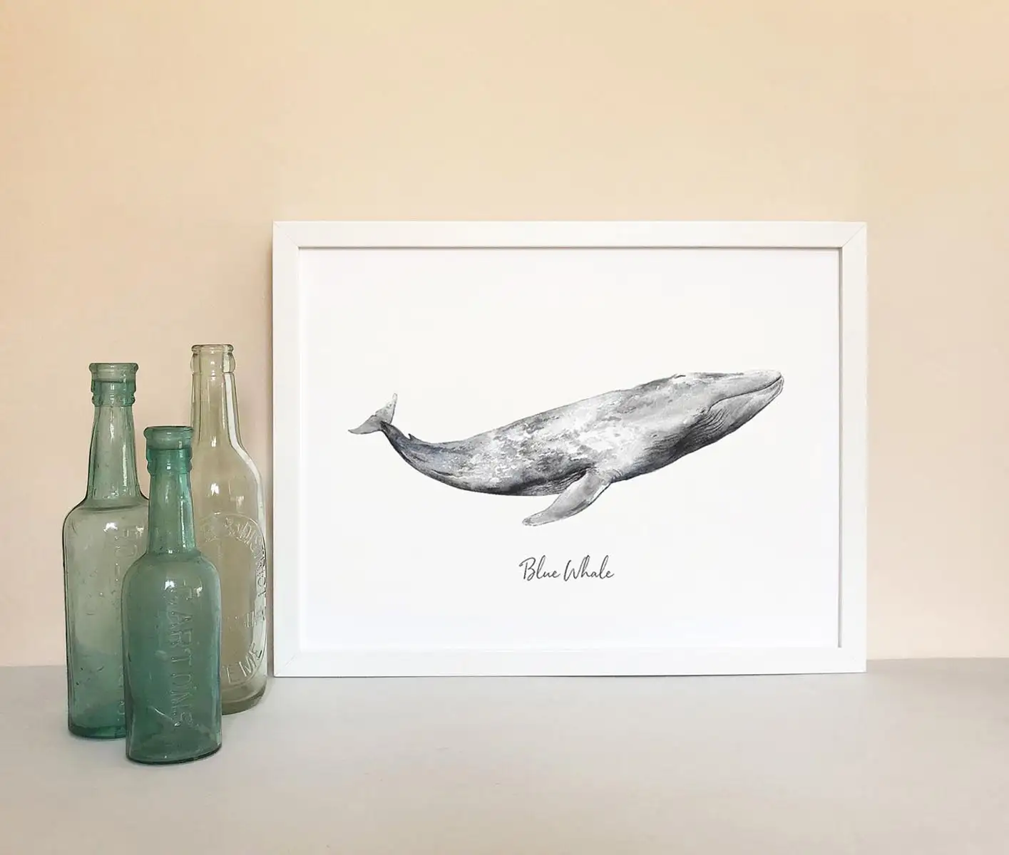 Blue Whale Art Print