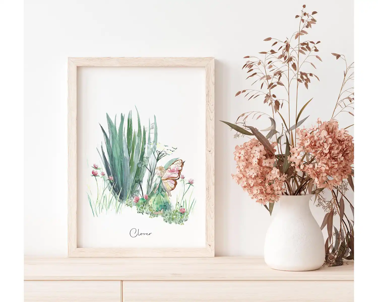 Clover Fairy Art Print