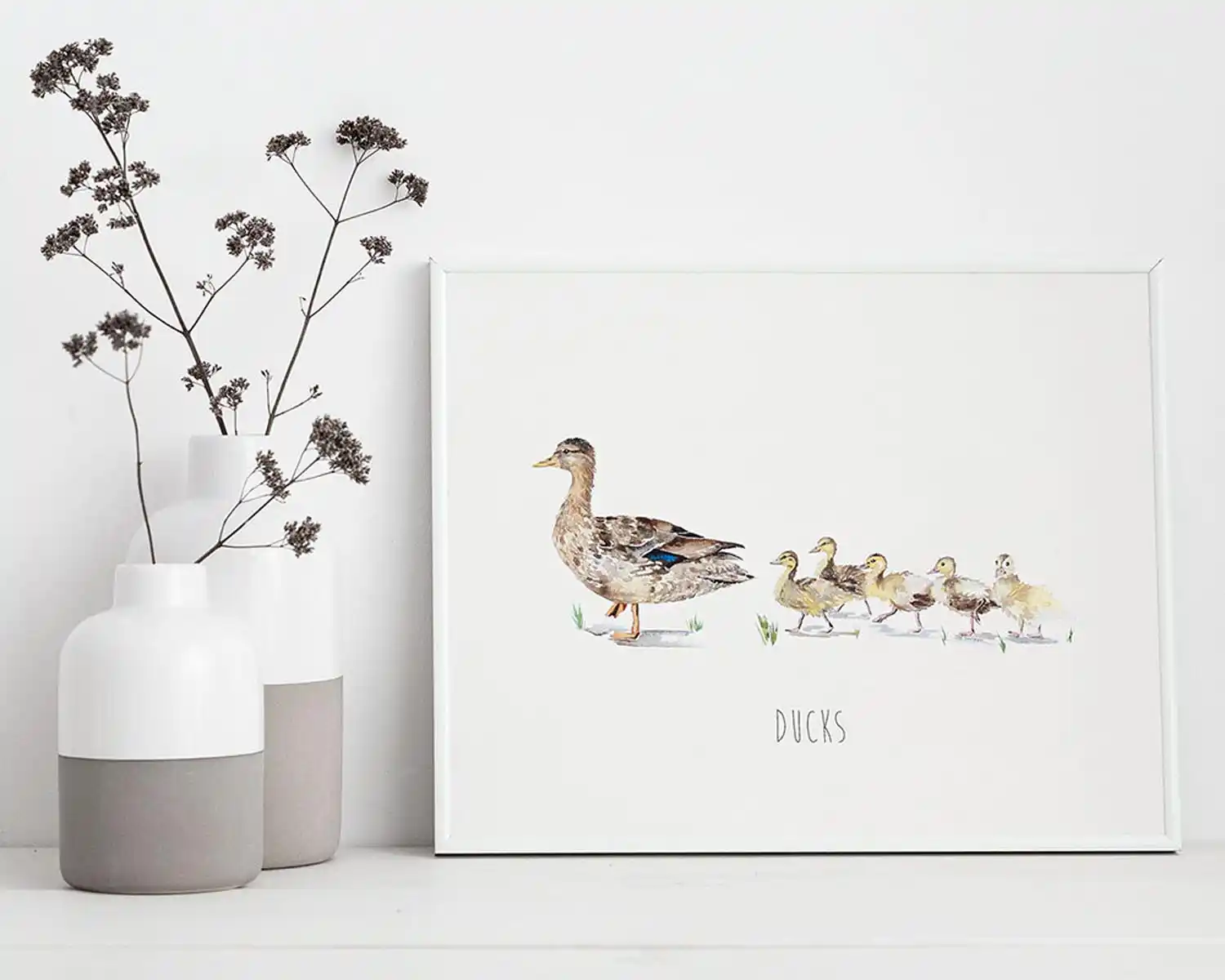 Ducks Art Print
