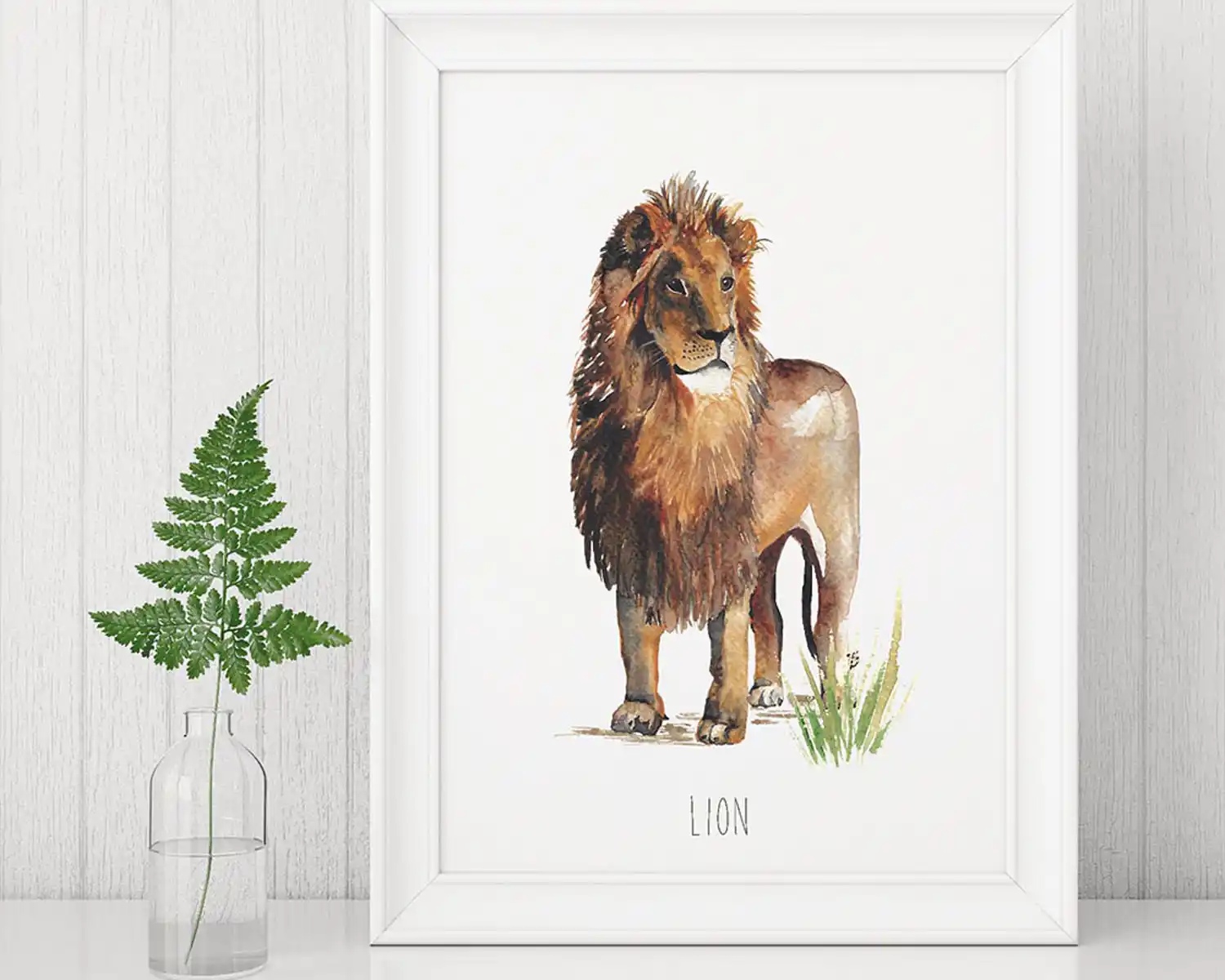 Lion Art Print