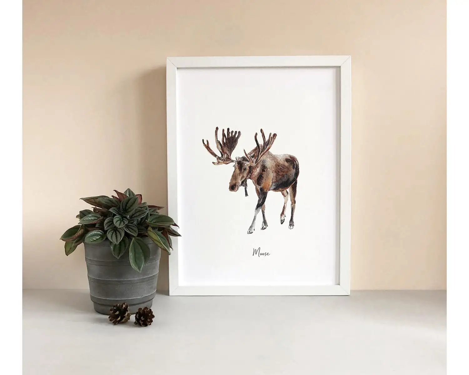 Moose Art Print