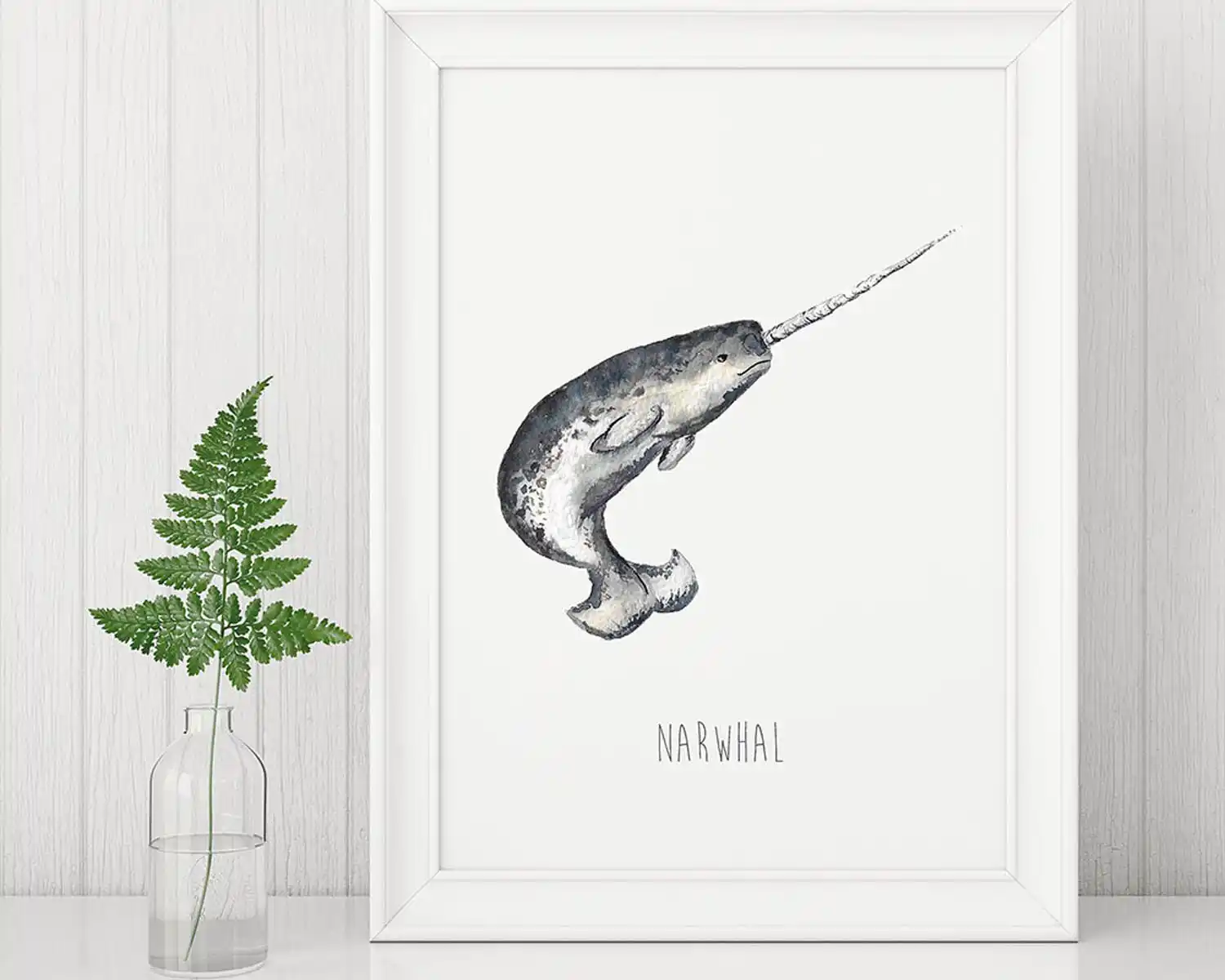 Narwhal Art Print