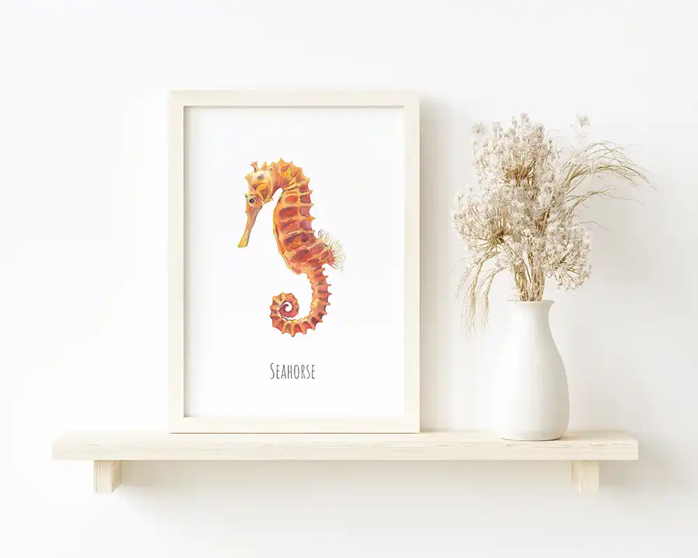 Seahorse Print