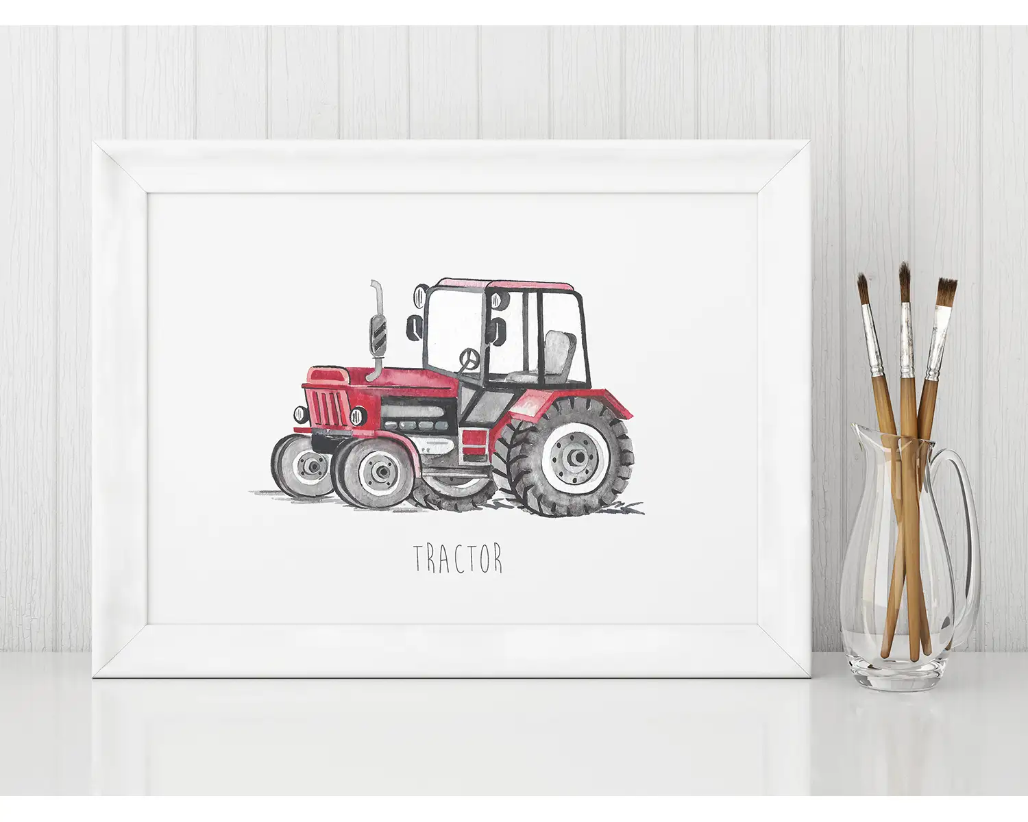 Tractor Art Print