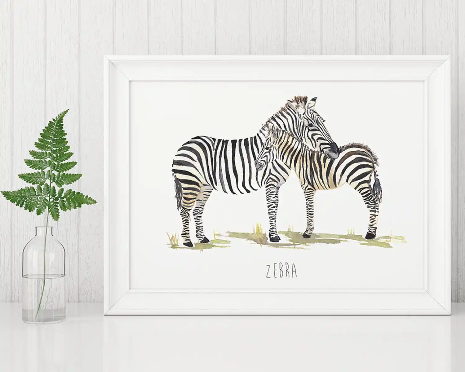 Zebra Art Print