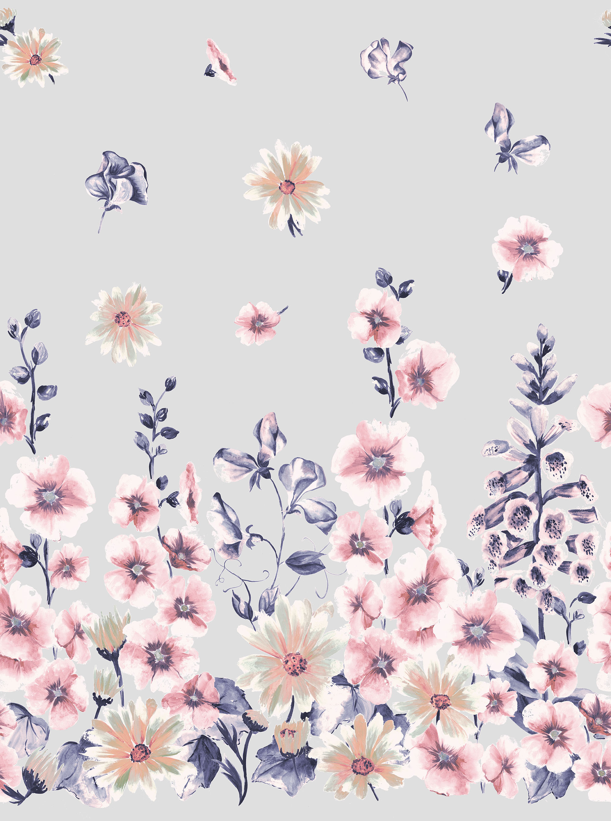 Garden Fabric - Blush