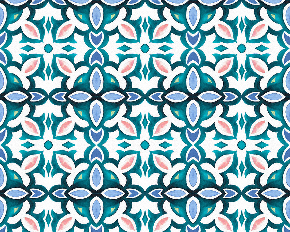 Essaouira Fabric - Turquoise
