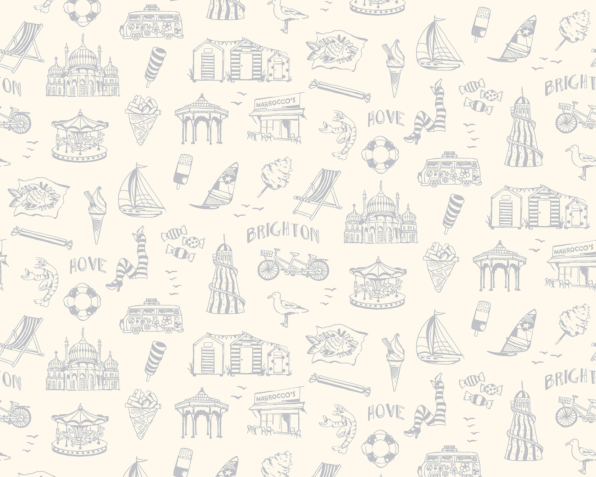 Brighton Fabric - Pebble