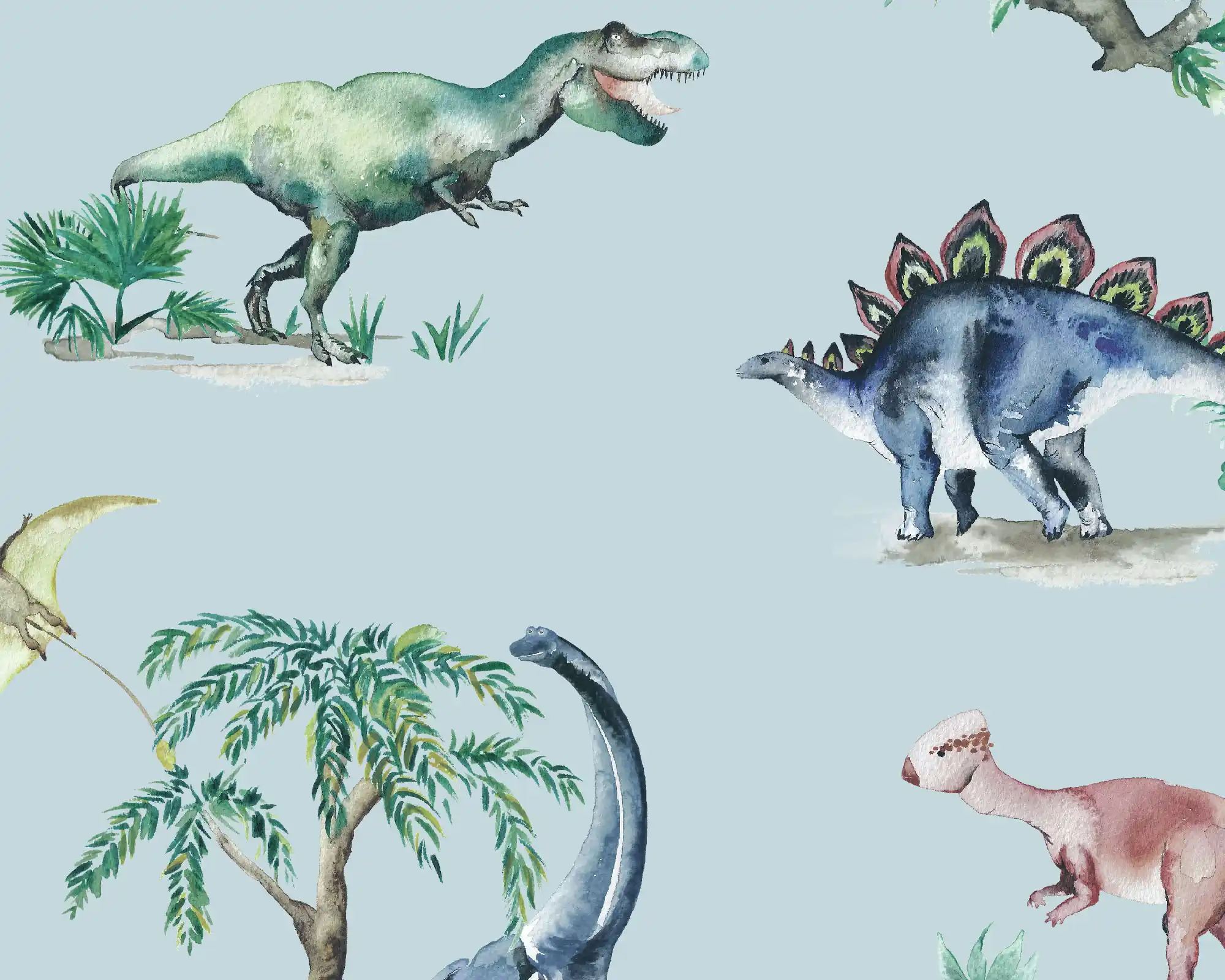 Dinosaurs Wallpaper in Sky detailed