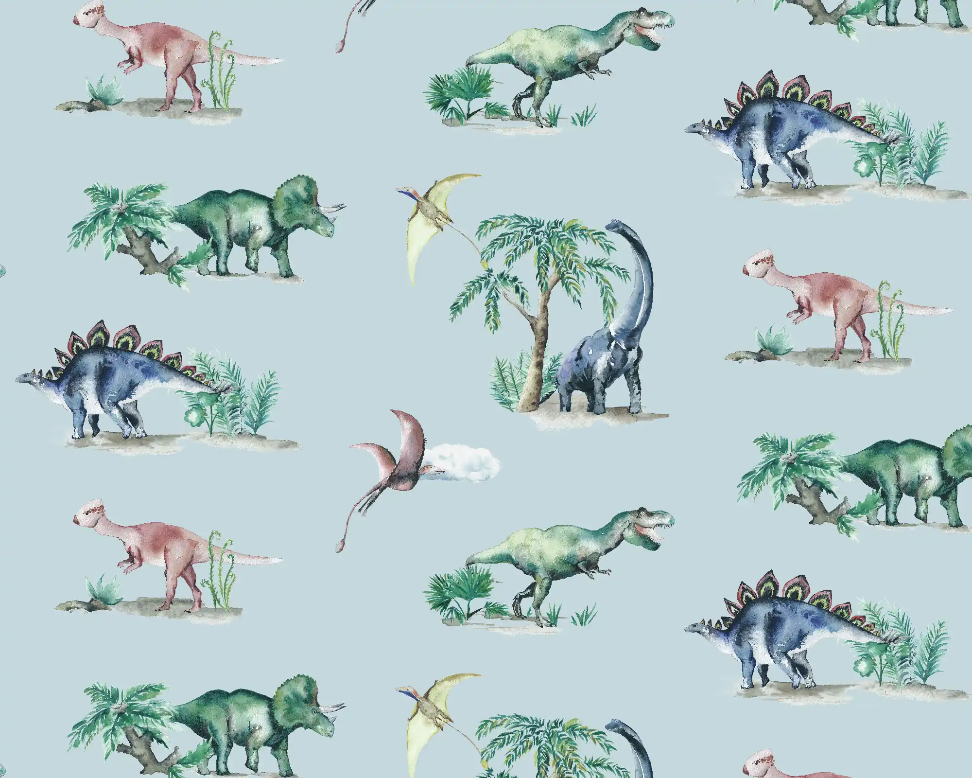 Dinosaurs Wallpaper in Sky