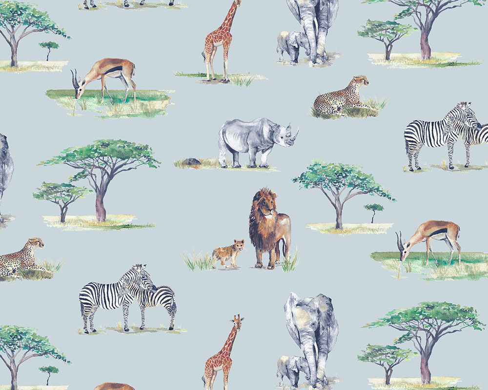 Safari Fabric - Sky