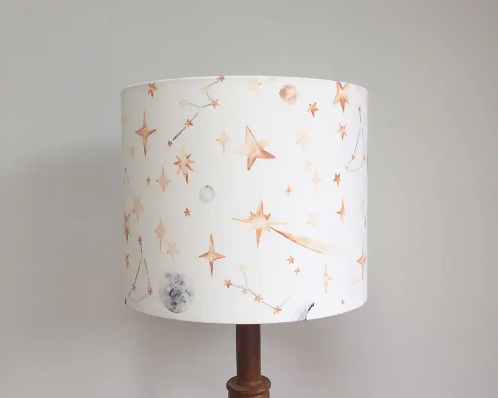 Stars Ivory Lampshade