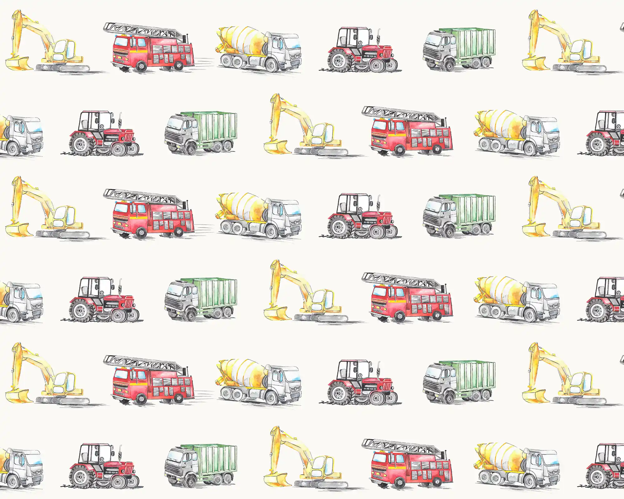 Transport Wallpaper in Ivory1