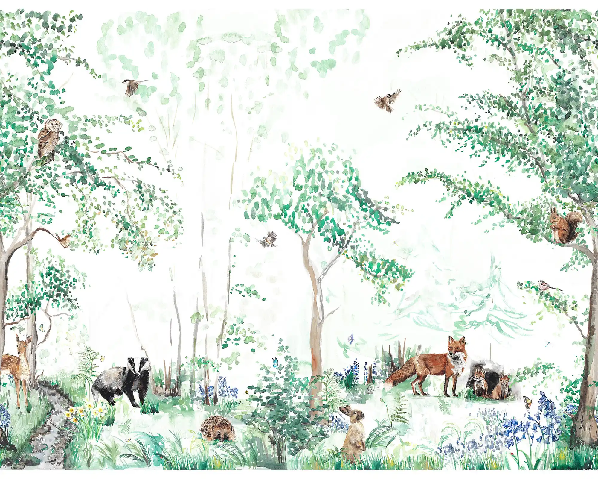 Woodland Mural Wallpaper1