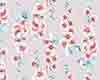 Hollyhocks Fabric - Fuchsia coplourway 1