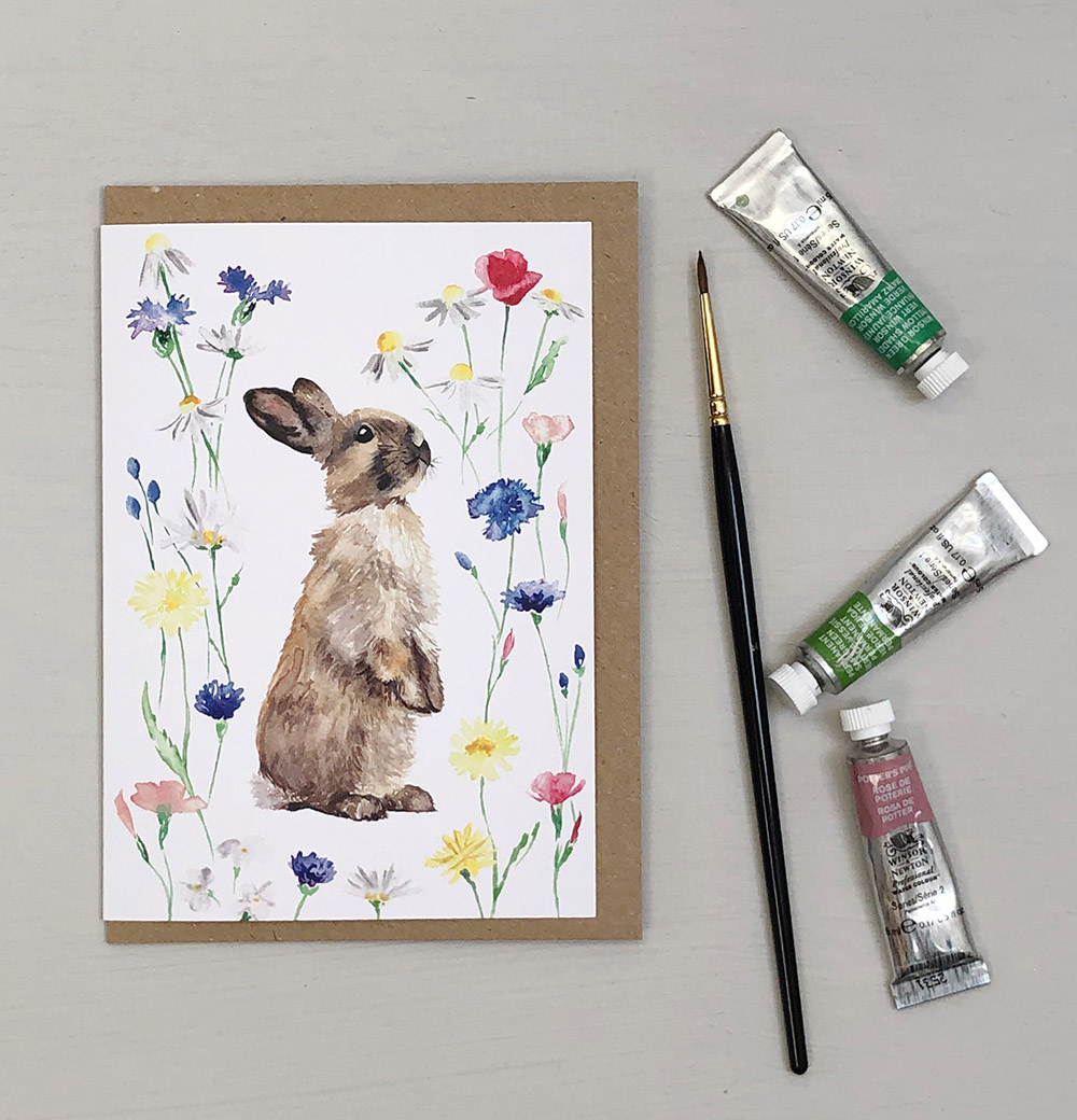 Spring Bunny Card