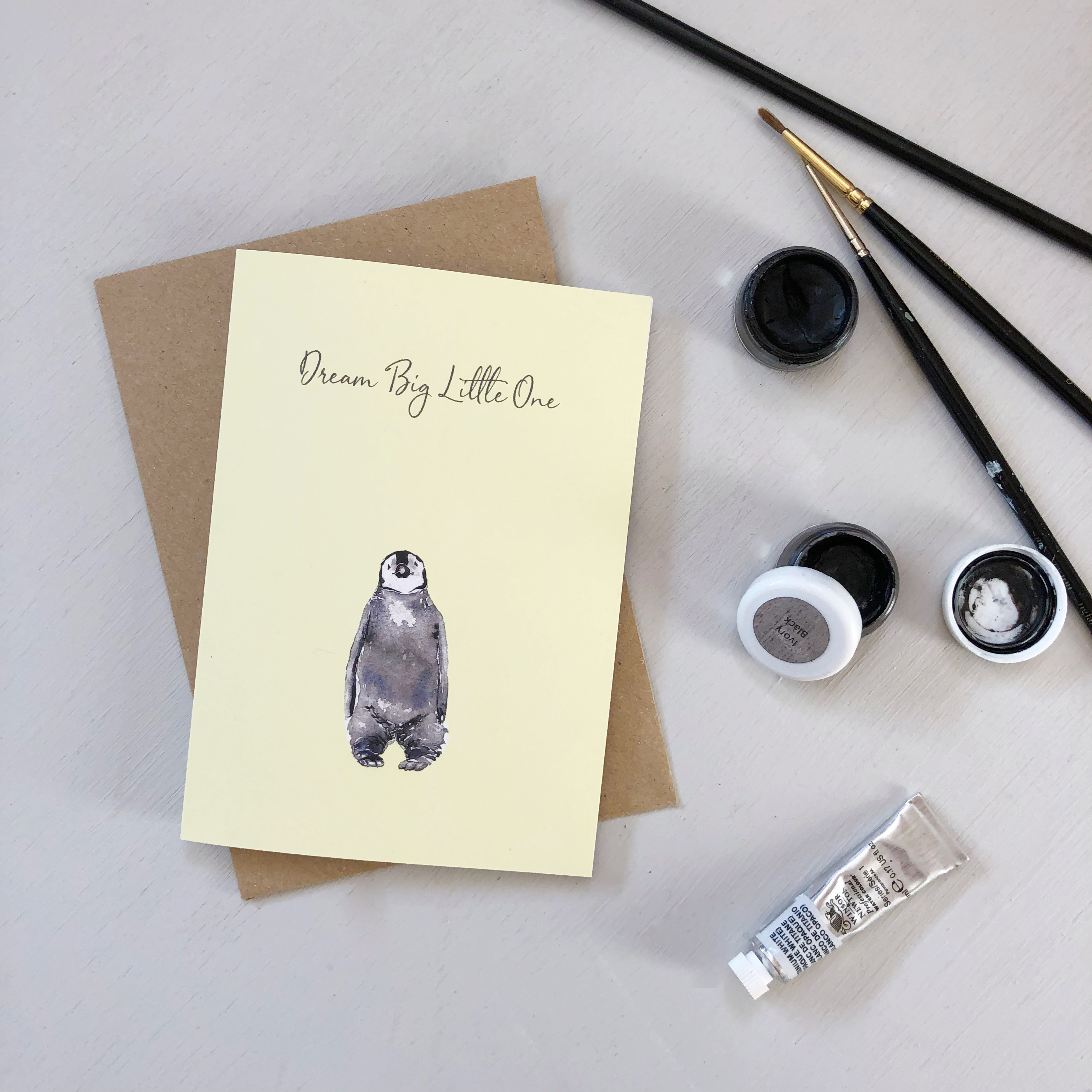 Penguin Dreamer Card